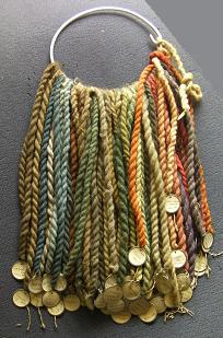 Ullgarnen färgade jag år 1960